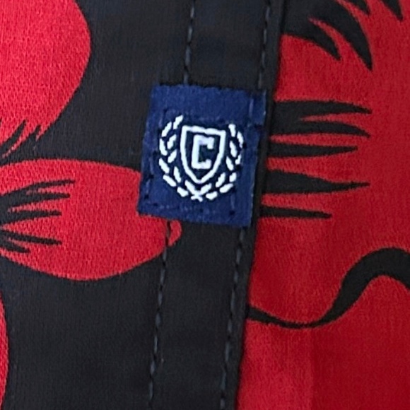 Chaps Easy Care Shirt Floral Hibiscus Tiki Hawaiian Button Front w/ Placket NWOT - Picture 10 of 16